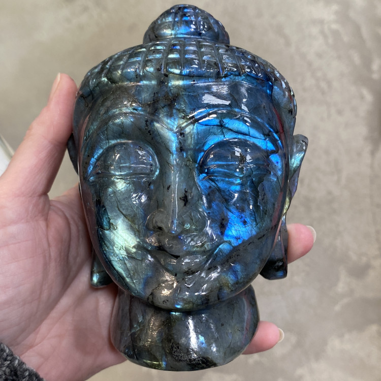 TETE DE BOUDDHA LABRADORITE - 1 KG