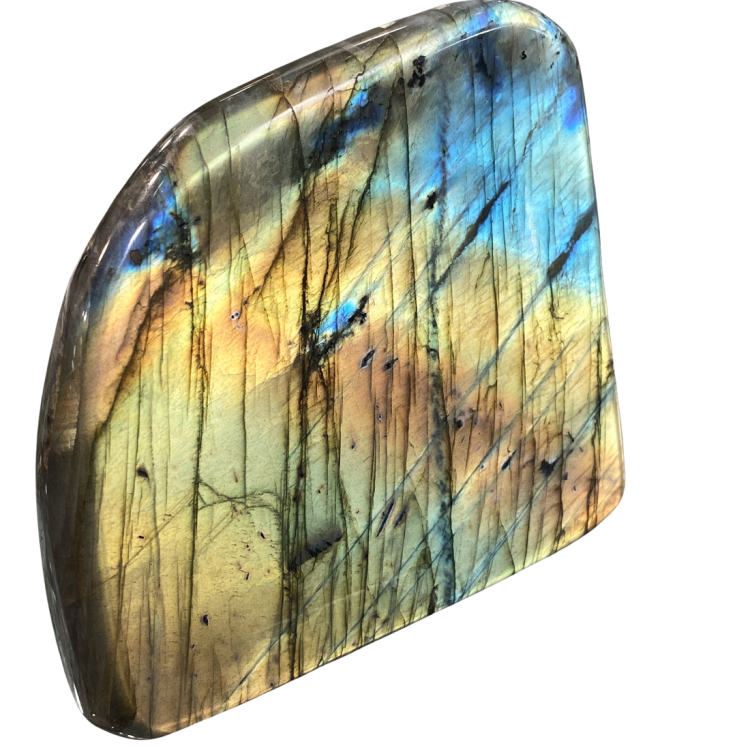 LABRADORITE FORME LIBRE DOREE