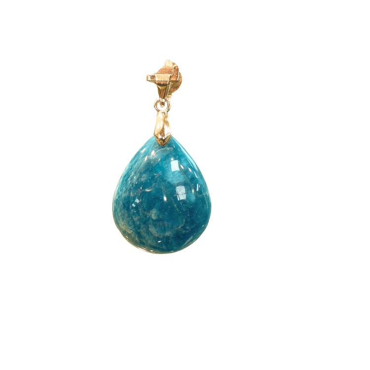 PENDENTIF APATITE BLEUE