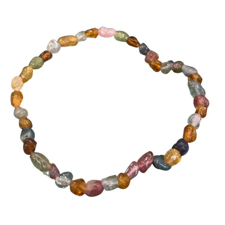 BRACELET TOURMALINE MULTICOLORE