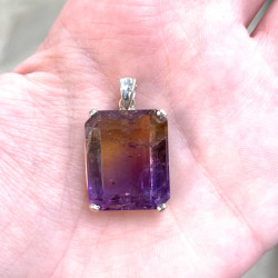 PENDENTIF AMETRINE - PENDENTIF EXCEPTIONNEL