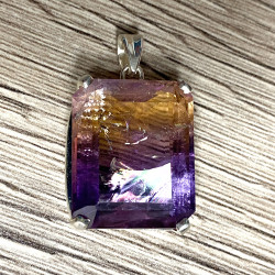 PENDENTIF AMETRINE - PENDENTIF EXCEPTIONNEL