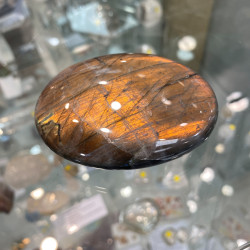 LABRADORITE GALET ORANGE N ° 4