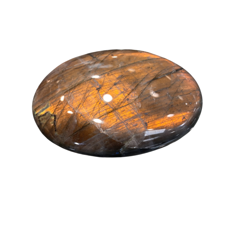 LABRADORITE GALET ORANGE N ° 4