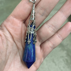 PENDULE LAPIS LAZULI - LONGUE POINTE