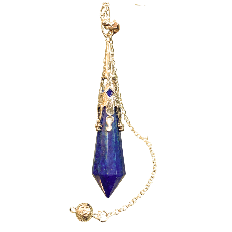 PENDULE LAPIS LAZULI - LONGUE POINTE