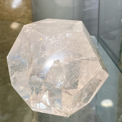 DODECAEDRE CRISTAL DE ROCHE - PIECE EXCEPTIONNELLE