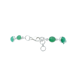 BRACELET CHRYSOPHRASE CABOCHON