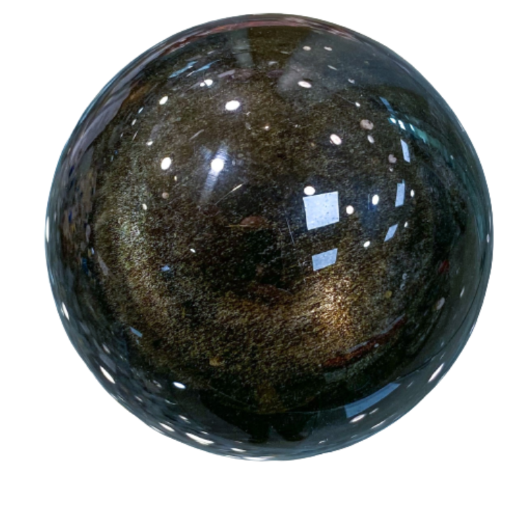 BOULE / SPHERE OBSIDIENNE...